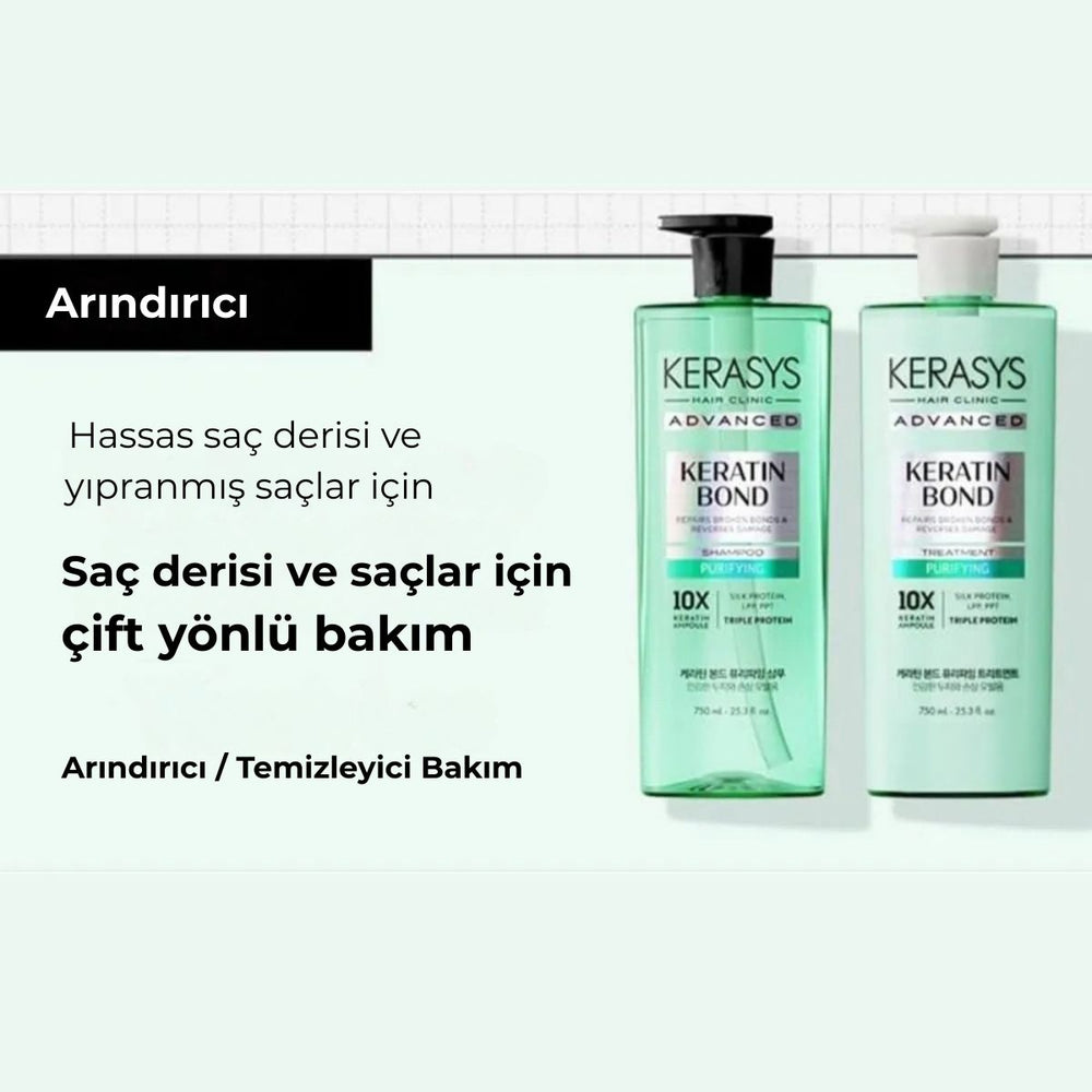 Kerasys Keratin Purifying Shampoo - Arındırıcı Şampuan 600ml