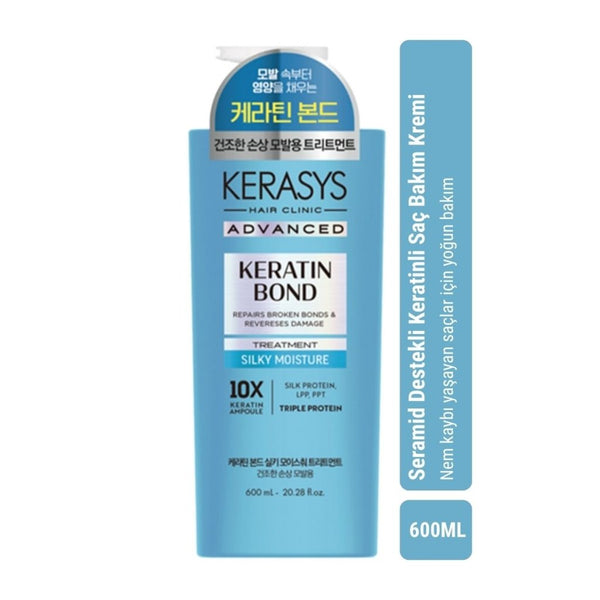 Kerasys Keratin Silky Treatment – Keratinli Saç Bakım Kremi 600ml - KERASYS - Vionine