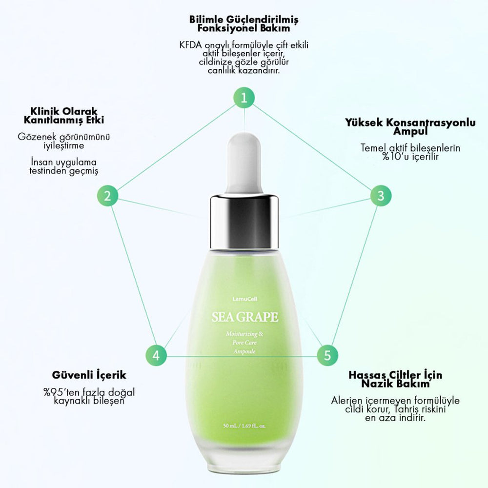 LamuCell Caulerpa Lentillifera Ampoule / Gözenek Ampulü 50ml - LamuCell - Vionine