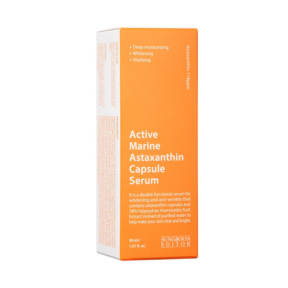 Sungboon Editor Active Marine Astaxanthin Capsule Serum /Leke Giderici Aydınlatıcı Cilt Bakım Serumu 30ml - SUNGBOON EDITOR - Vionine