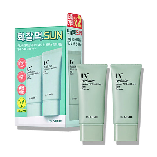 UV Waterfit Su Bazlı Vegan Güneş Kremi SPF50+ PA++++ (2 Adet) - The Saem - Vionine