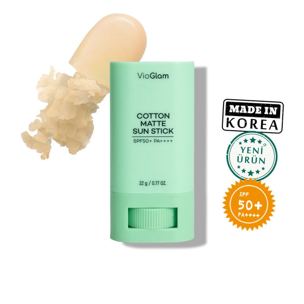VioGlam Cotton Matte Sun Stick Güneş Kremi SPF50+ PA++++ - VioGlam - Vionine