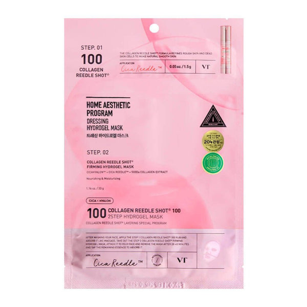 VT COLLAGEN REEDLE SHOT 100 2STEP MASK / Sıkılaştırma Maske - VT COSMETICS - Vionine
