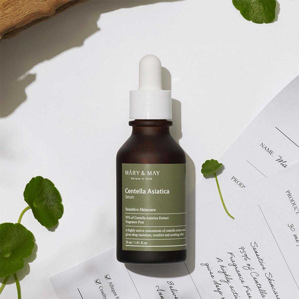 Centella Asiatica Kızarıklık ve Hassasiyet Karşıtı Centella Özü İçeren Onarıcı Serum 30 mL - Mary & May - Vionine