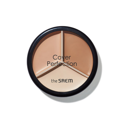 Cover Perfection Triple Pot 3'lü Kontür Paleti - 02 Contour Beige - THE SAEM - Vionine