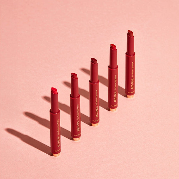 Eco Soul Kiss Button Lips Matte /Uzun Süre Dayanıklı Mat Ruj - The Saem - Vionine