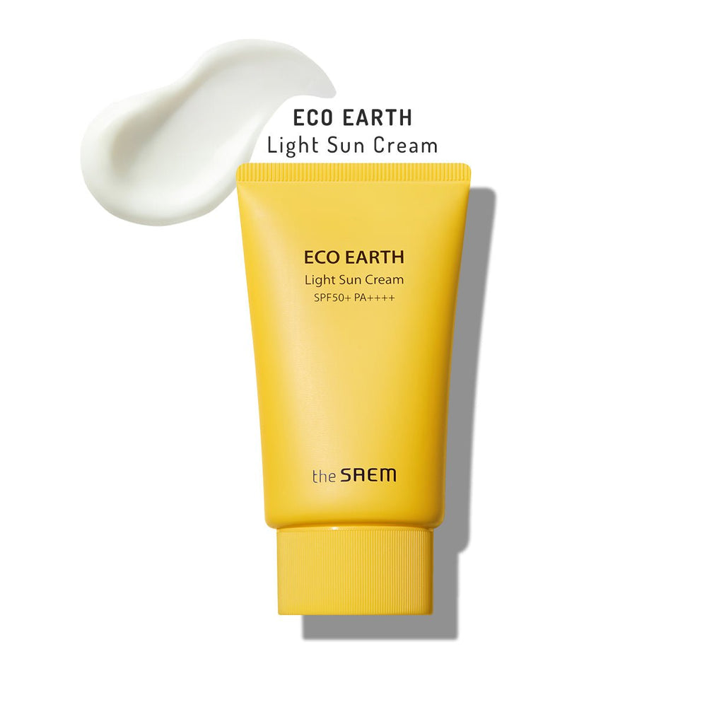 The Saem Eco Earth Light Sun Cream SPF50+ PA++++ hafif güneş kremi 50gr tüm cilt tipleri