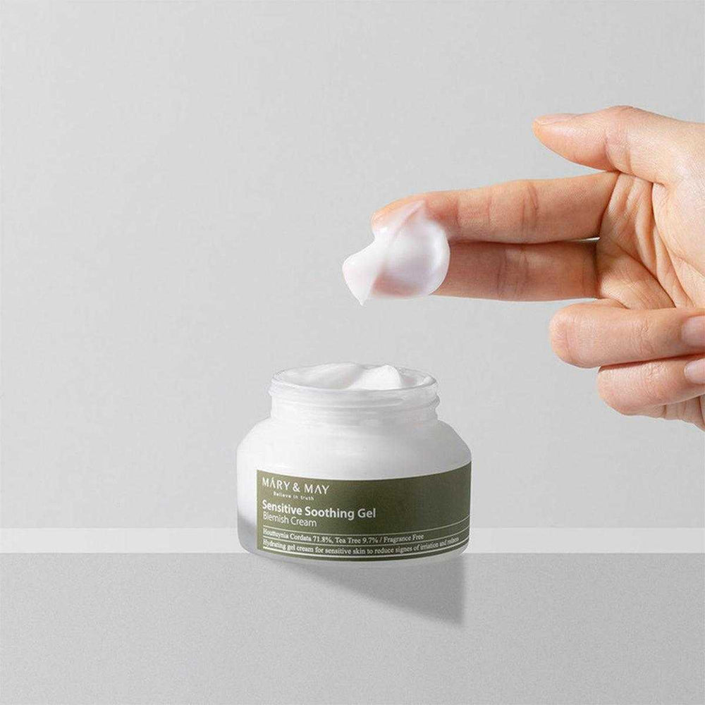 Hassasiyet ve Yağlanma Karşıtı Yatıştırıcı Nemlendirici Sensitive Soothing Gel Blemish Cream 70 gr - Mary & May - Vionine
