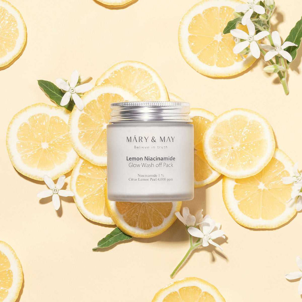 Lemon Niacinamide Parlaklık Sağlayan Cilt Bakım Maskesi 125 mL - Mary & May - Vionine