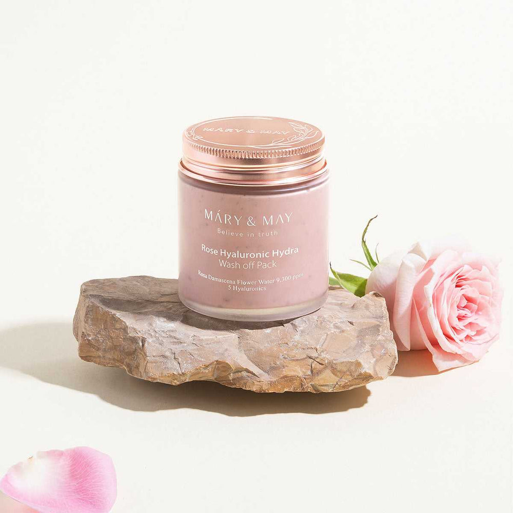 Rose Hyaluronic Yoğun Nem Sağlayan Cilt Bakım Maskesi 125 mL - Mary & May - Vionine