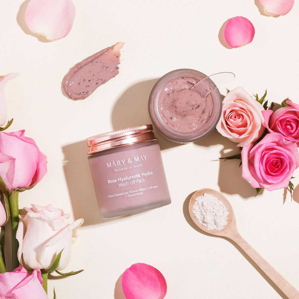 Rose Hyaluronic Yoğun Nem Sağlayan Cilt Bakım Maskesi 125 mL - Mary & May - Vionine