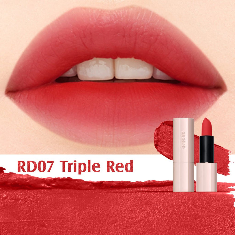 The Saem Kissholic Lipstick Matte/ Uzun Süre Dayanıklı Kadife Bitişli Mat Ruj - The Saem - Vionine