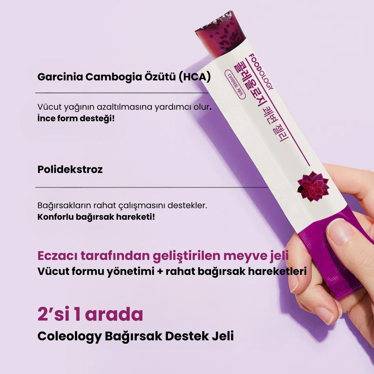 Foodology Coleology Bowel Movement Jelly | Bağırsak Destek Jeli