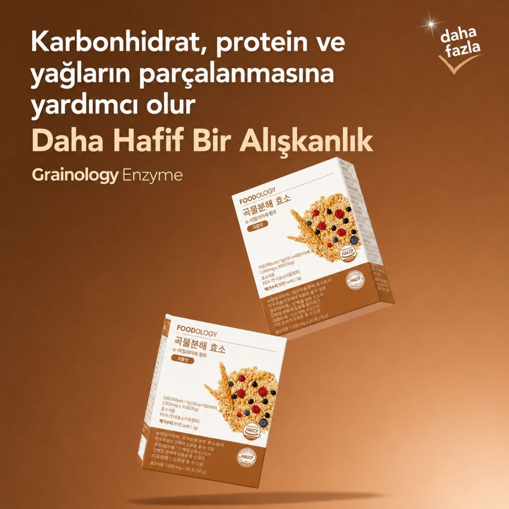 Foodology Grainology Enzyme - 28 Adet