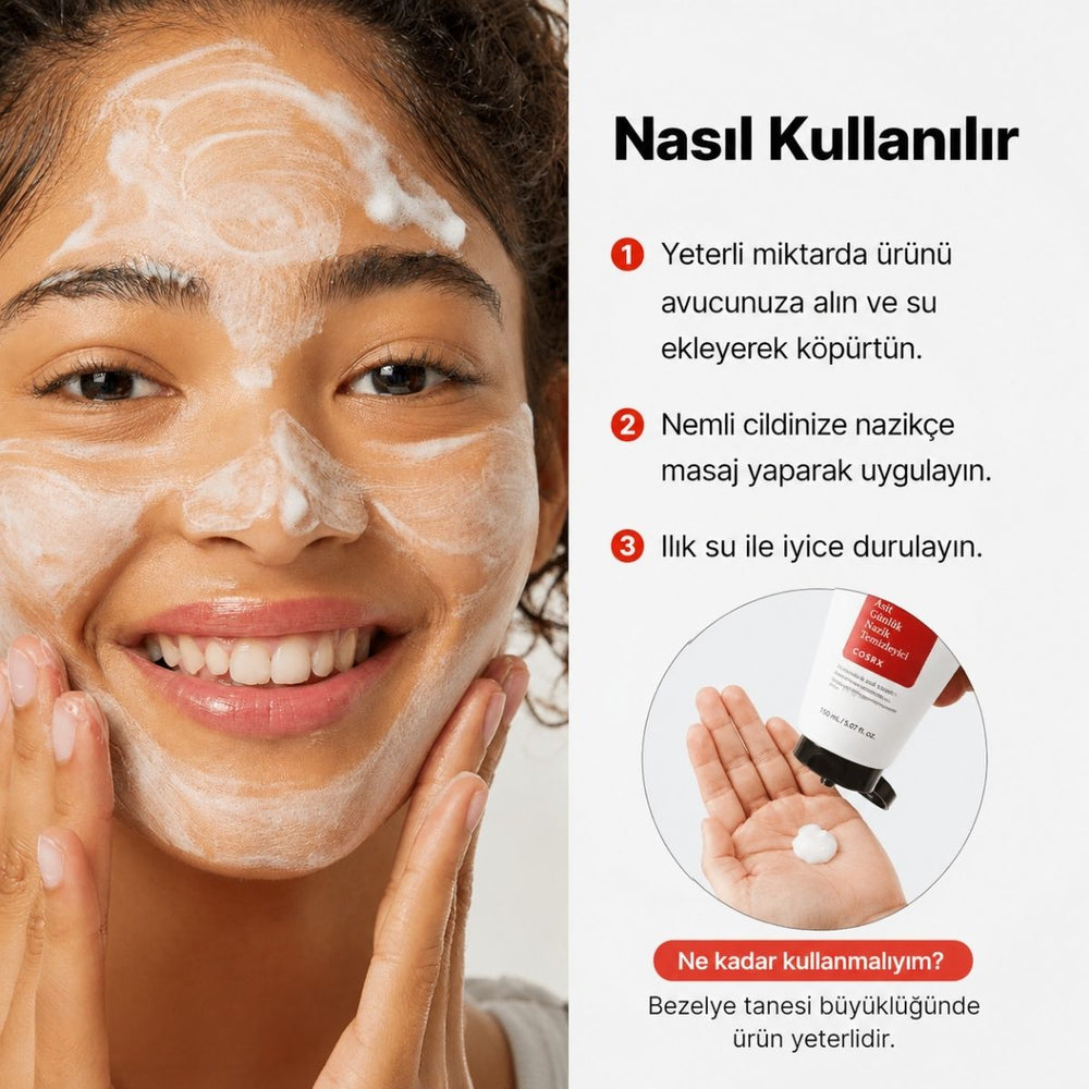 COSRX Salicylic Acid Daily Gentle Cleanser - Salisilik Asitli Temizleyici 150ml