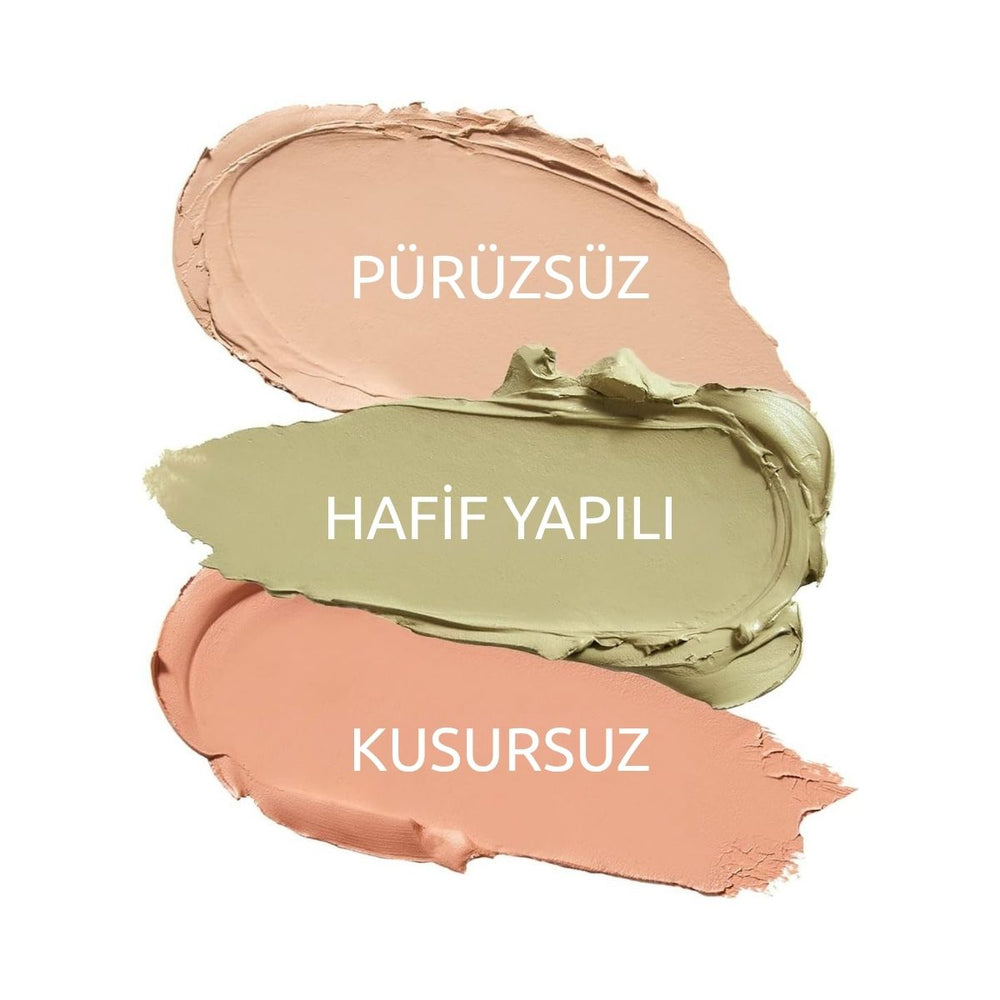 The Saem Cover Perfection Triple Pot Concealer 01 Correct Beige - Renk Düzenleyici Üçlü Kapatıcı Palet