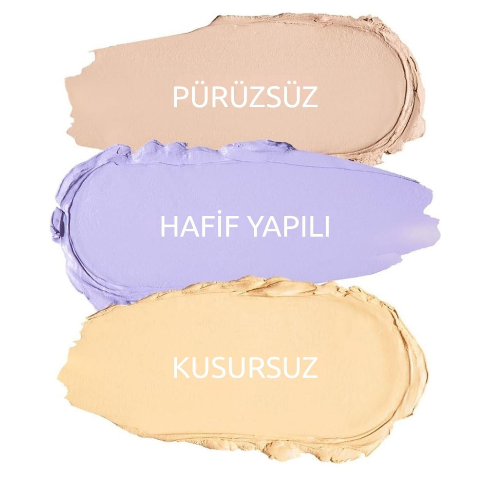 The Saem Cover Perfection Triple Pot Concealer 04 Tone Up Beige - Ton Eşitleyici Üçlü Kapatıcı Palet