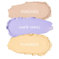 The Saem Cover Perfection Triple Pot Concealer 04 Tone Up Beige - Ton Eşitleyici Üçlü Kapatıcı Palet