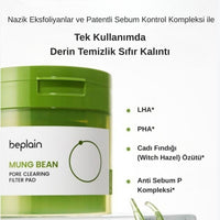 Beplain Mung Bean Filter Pad - Gözenek Pedi 70 Adet