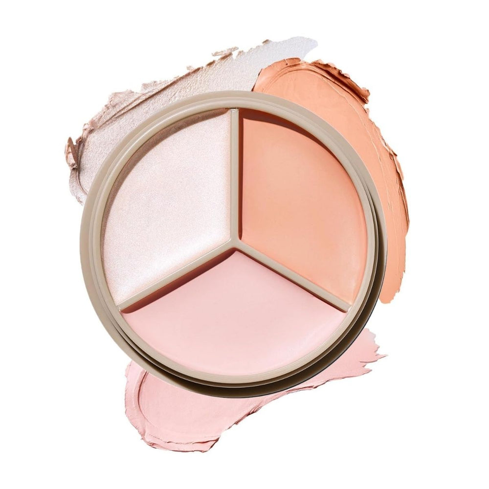 The Saem Cover Perfection Triple Pot Concealer 05 Tone Up Beige - Ton Eşitleyici Üçlü Kapatıcı Palet