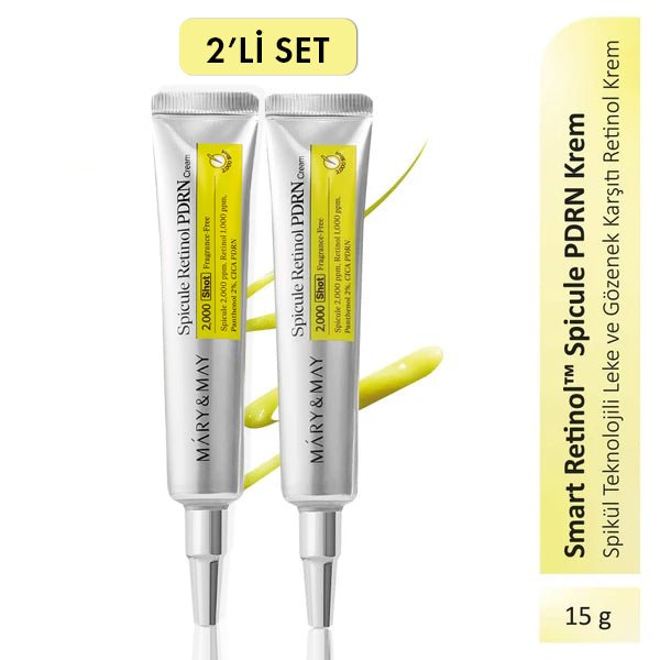 2'li Set Smart Retinol™ Spicule Retinol PDRN Krem 15g - Mary & May - Vionine