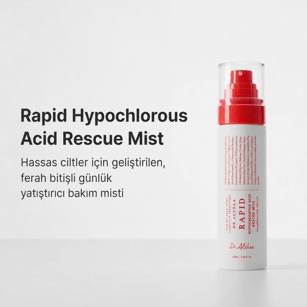 Dr. Althea Rapid Hypochlorous Acid Rescue Mist - Yatıştırıcı Yüz Misti 100 ml