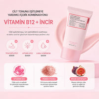 Fully Vitamin B12 Tone-Up Sun Cream SPF50+ PA++++ - Pembe Güneş Kremi 50ml