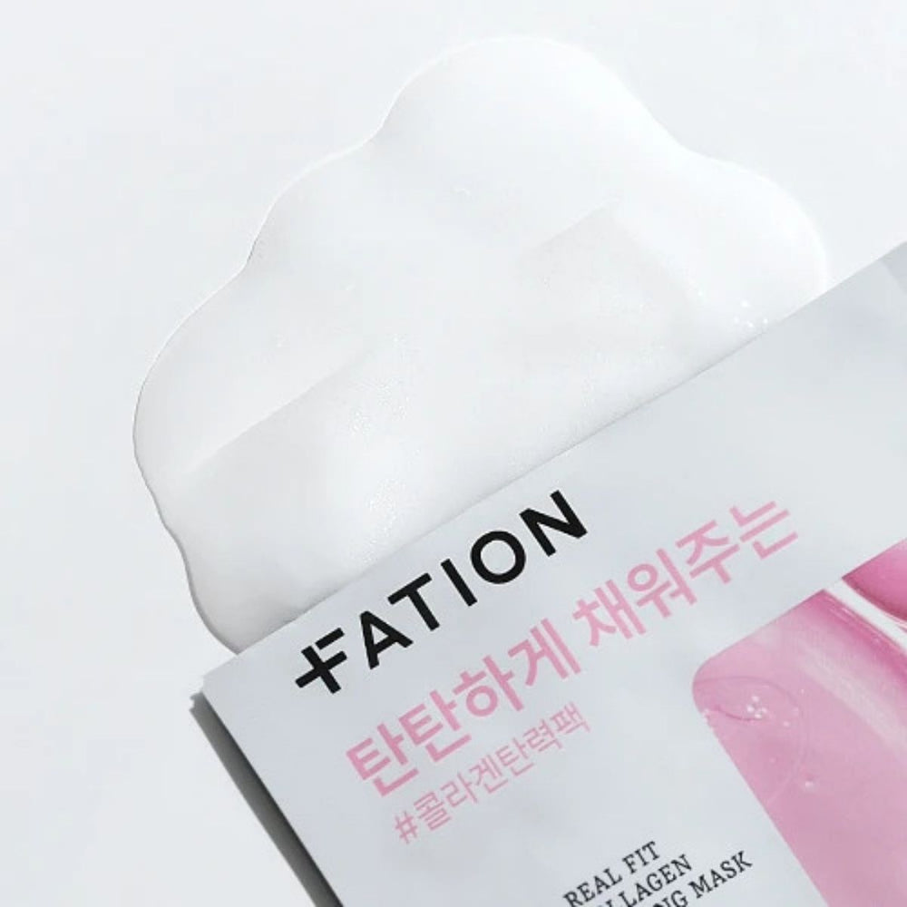 FATION Real Fit Collagen Nourishing Mask - Besleyici Kolajen Maske 23g x 5 adet
