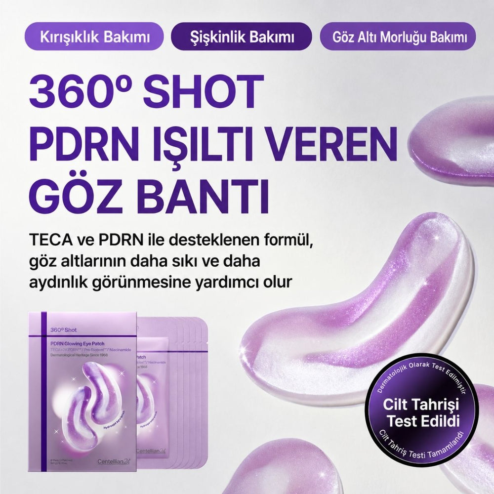 Centellian24 360º Shot PDRN Glowing Eye Patch - 6 Çift
