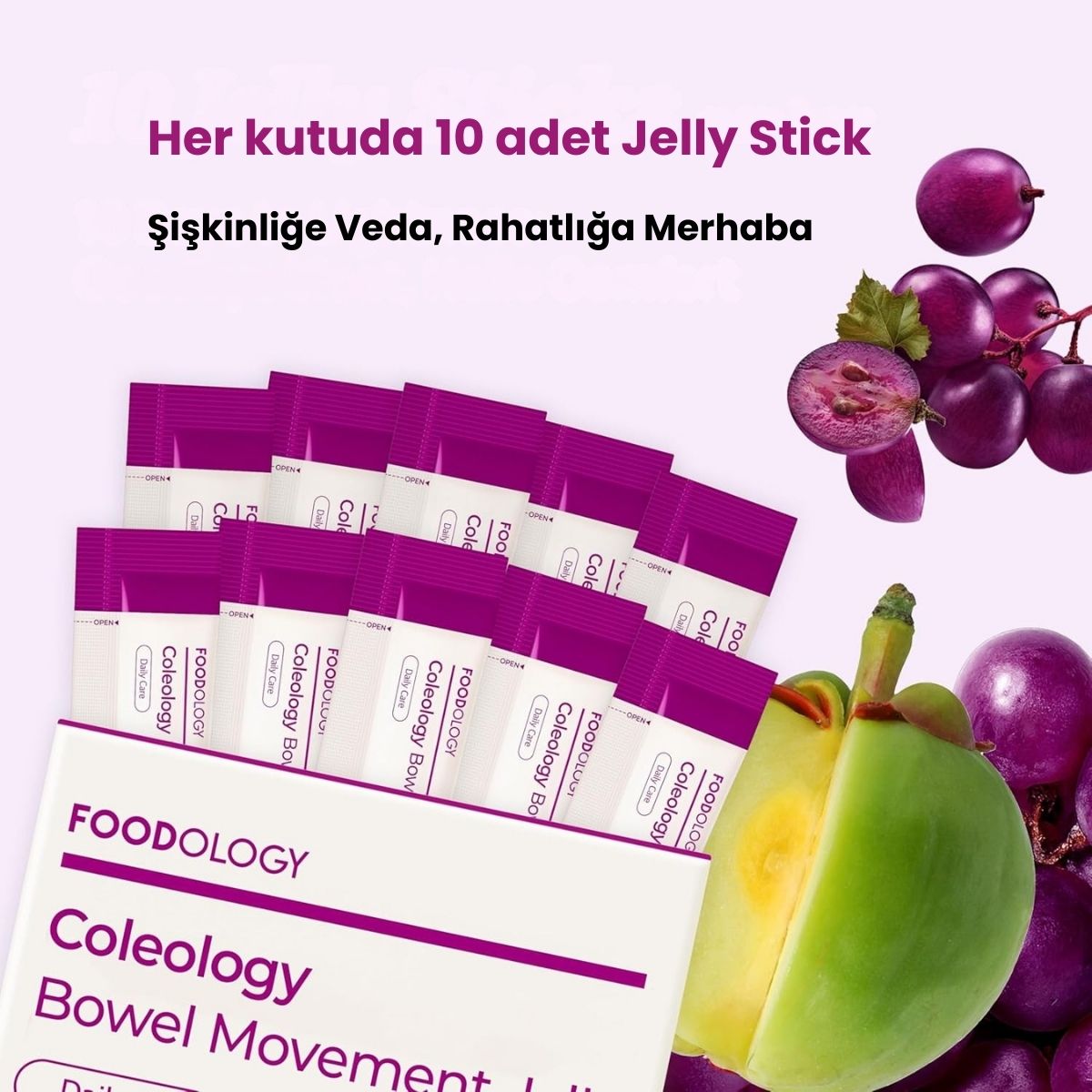Foodology Coleology Bowel Movement Jelly | Bağırsak Destek Jeli