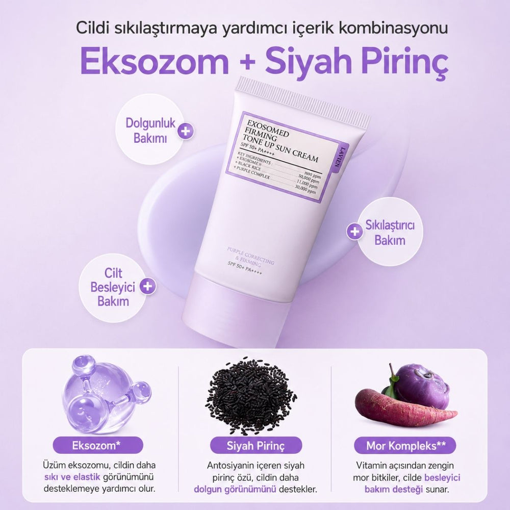 Fully Exosome Firming Tone-Up Sun Cream SPF50+ PA++++ - Sıkılaştırıcı Güneş Kremi 50ml