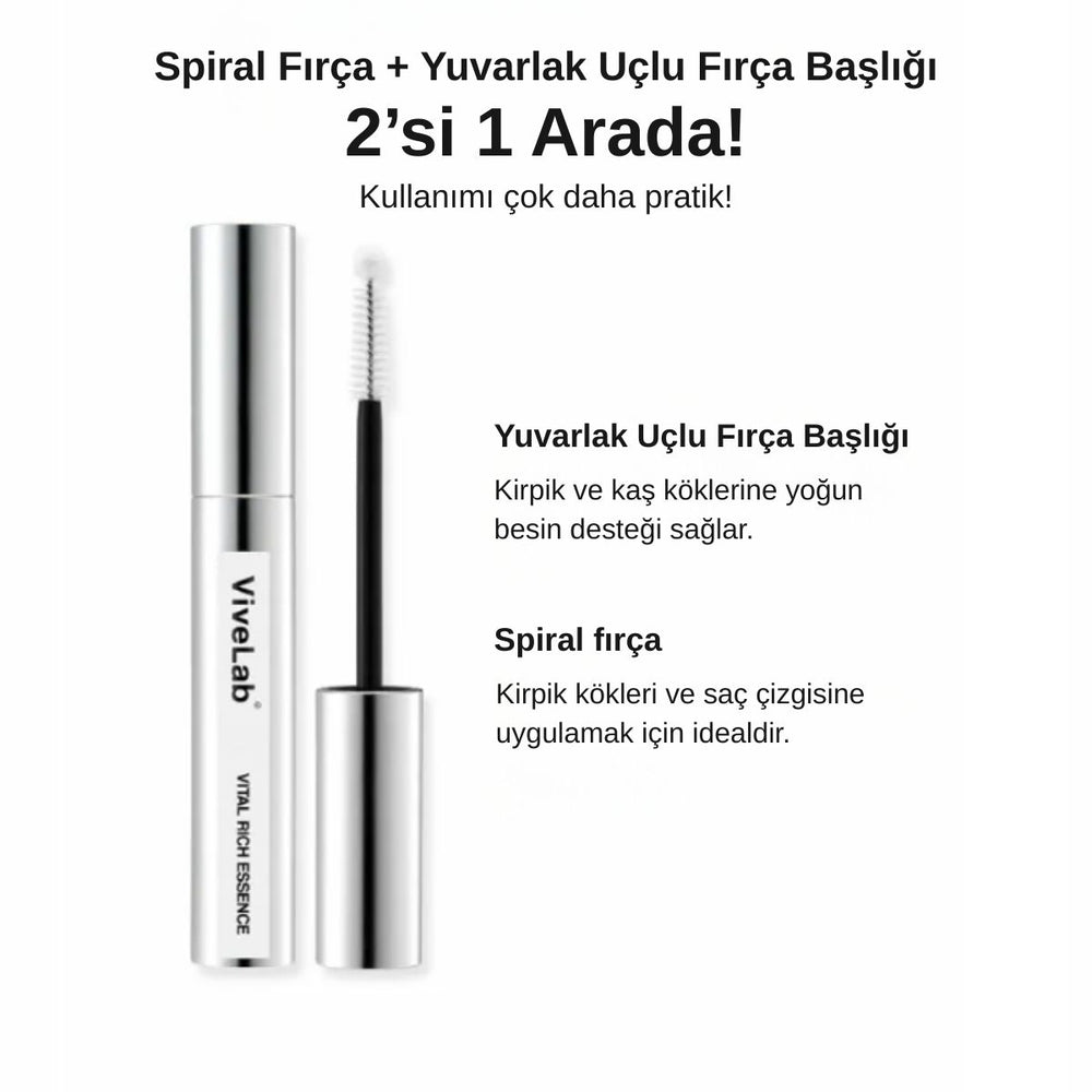 ViveLab Vital Rich Essence - Kaş Kirpik Saç Esansı 10 gr