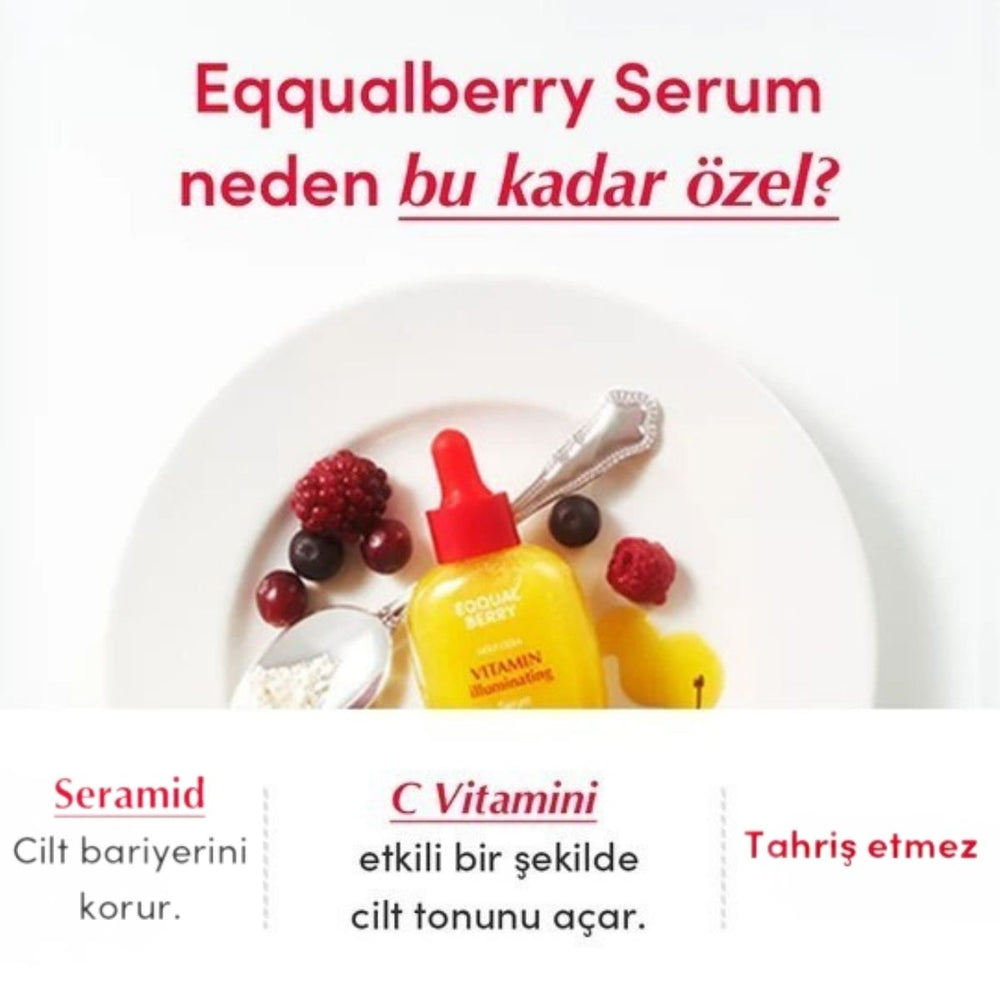 Eqqualberry Vitamin Illuminating Serum - Leke Önleyici C Vitamini Serumu 30ml