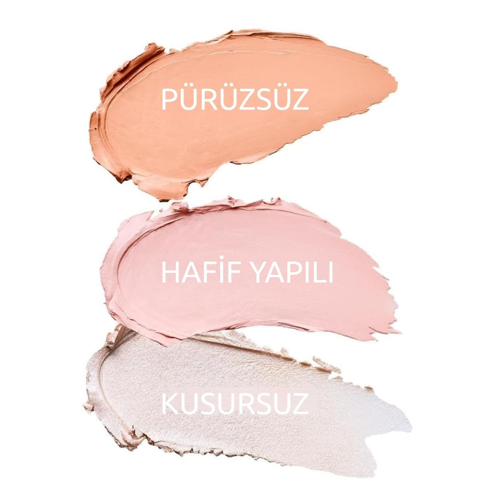 The Saem Cover Perfection Triple Pot Concealer 05 Tone Up Beige - Ton Eşitleyici Üçlü Kapatıcı Palet