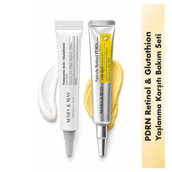 Mary & May PDRN Retinol & Glutathione Set - Yaşlanma Karşıtı