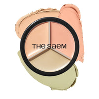 The Saem Cover Perfection Triple Pot Concealer 03 Up Beige - Ton Eşitleyici Üçlü Kapatıcı Palet