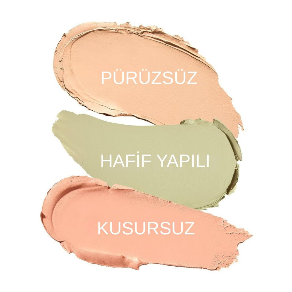 The Saem Cover Perfection Triple Pot Concealer 03 Up Beige - Ton Eşitleyici Üçlü Kapatıcı Palet