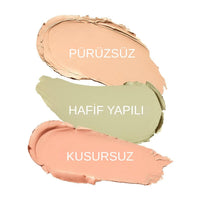 The Saem Cover Perfection Triple Pot Concealer 03 Up Beige - Ton Eşitleyici Üçlü Kapatıcı Palet