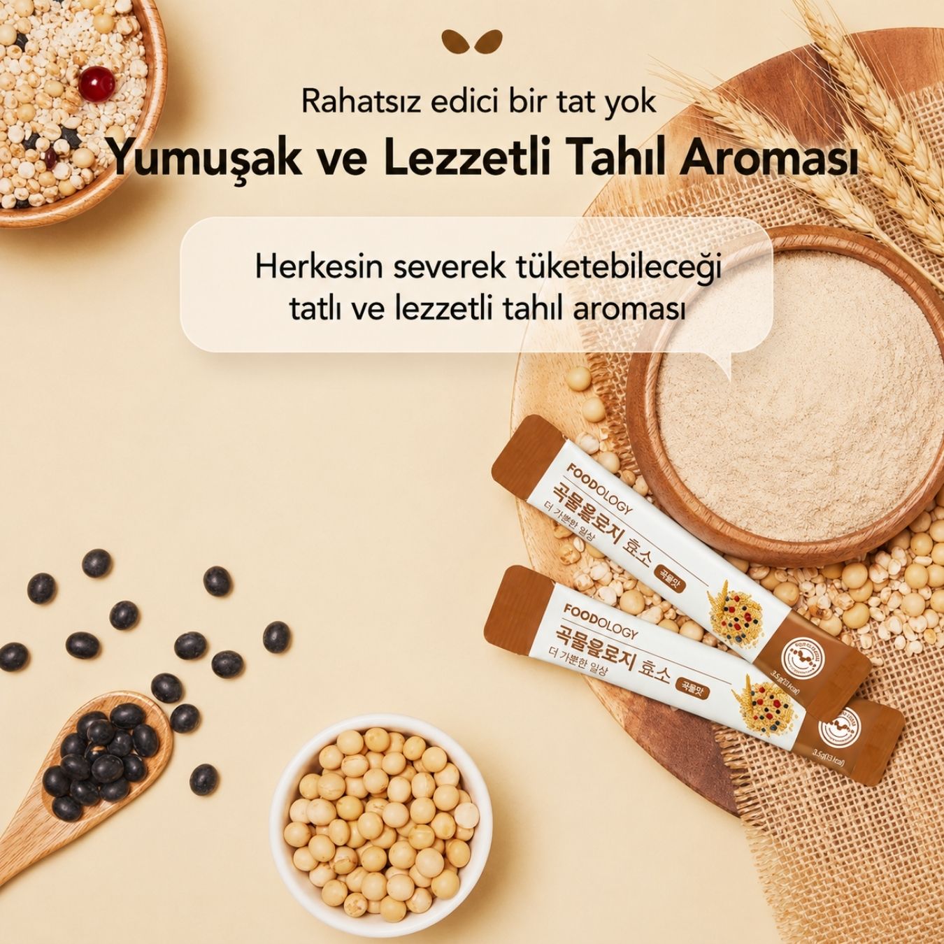 10 tahıl fermente kompleksi, sindirim enzimleri ve probiyotiklerle yemek sonrası hafif ve dengeli sindirim desteği