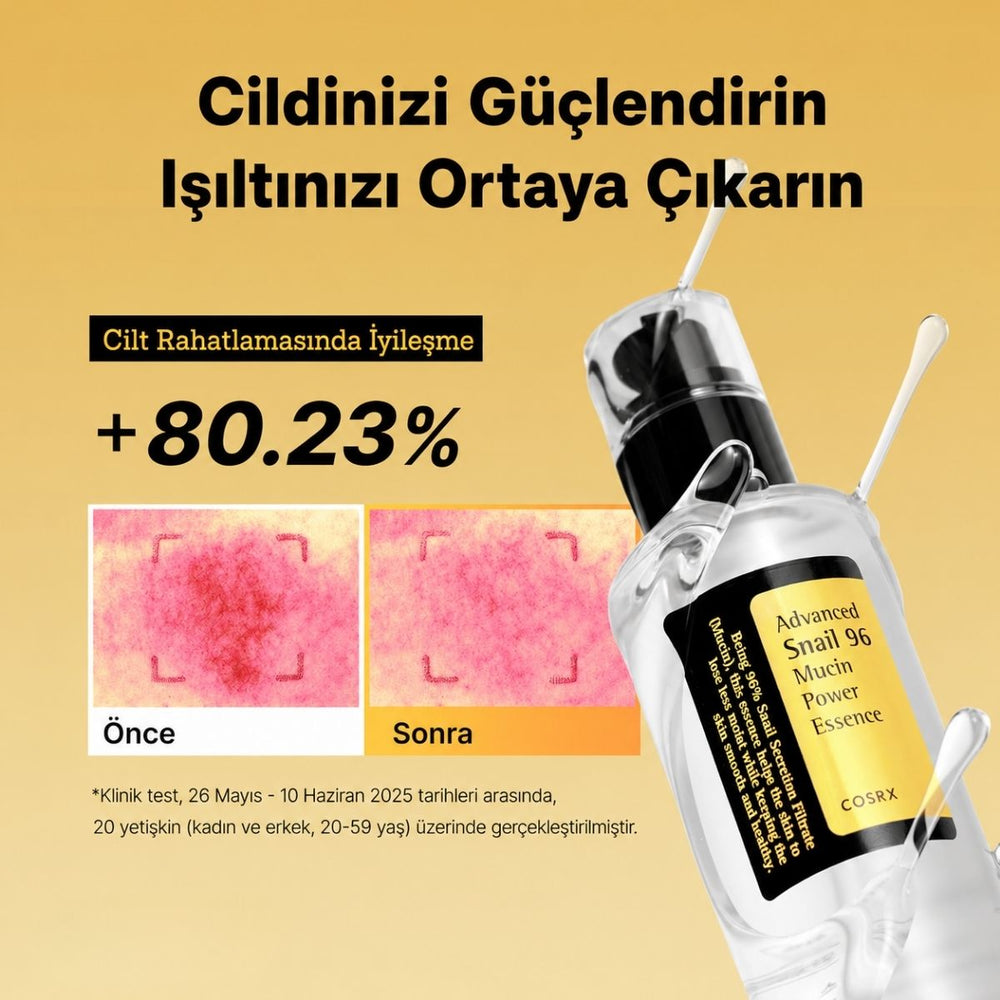 COSRX Advanced Snail 96 Mucin Power Essence - Bariyer Koruma 100ml
