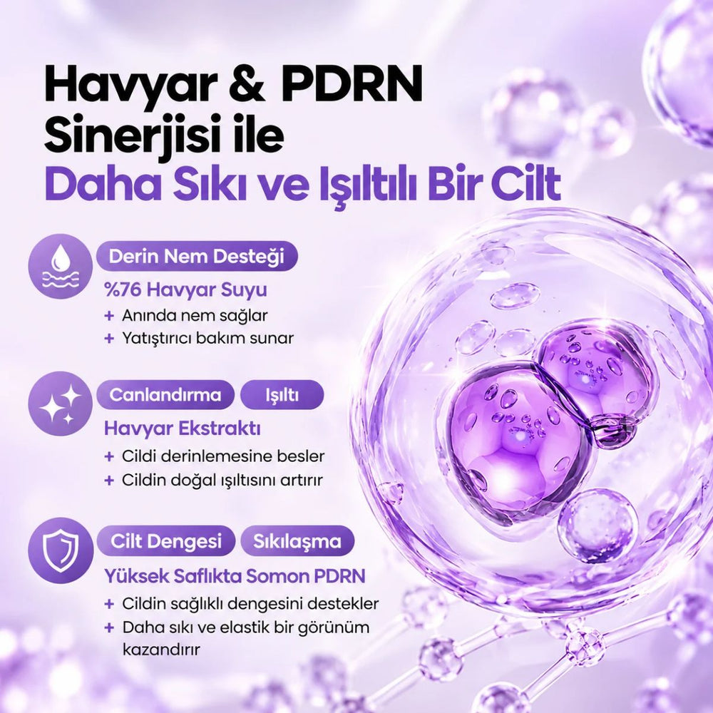 Biodance Caviar PDRN Jelly Serum Mist - Havyar ve PDRN İçeren Yenileyici Yüz Spreyi 50ml