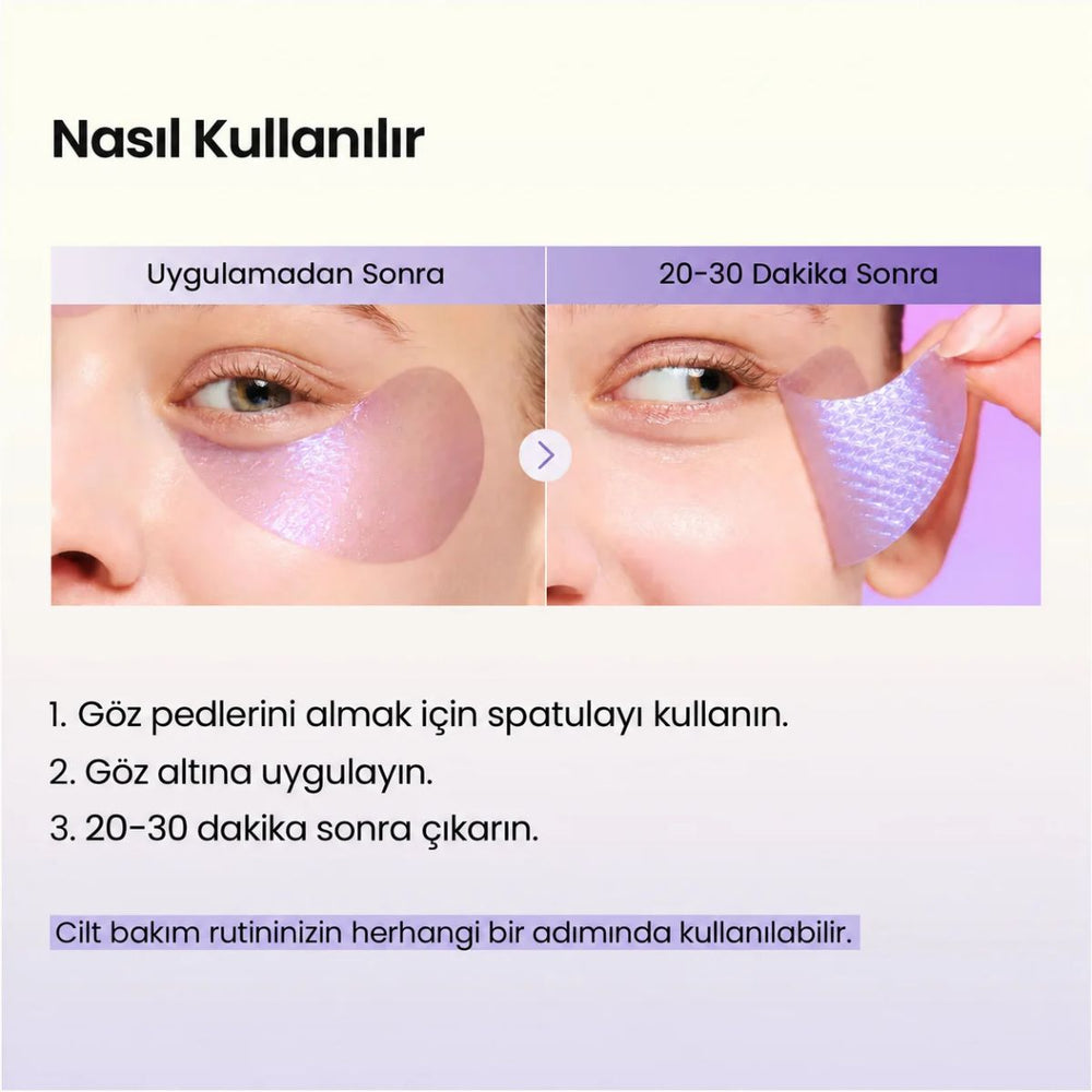 Biodance Caviar PDRN Eye Patches - Havyar ve PDRN İçeren Yenileyici Göz Altı Maskesi 30 Çift