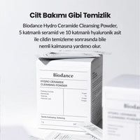 Biodance Hydro Ceramide Cleansing Powder - Seramid İçeren Nemlendirici Toz Yüz Temizleyici 30x1g