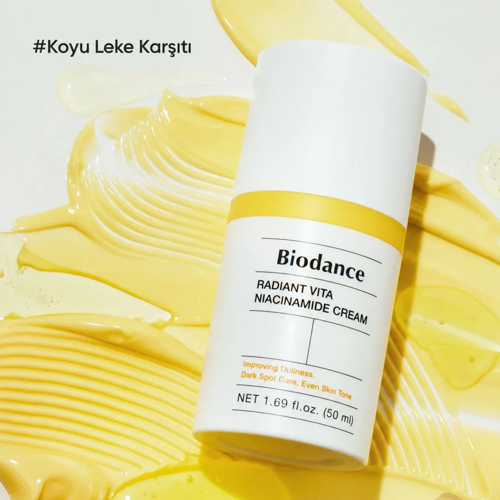 Biodance Radiant Vita Niacinamide Cream - Aydınlatıcı ve Cilt Tonu Eşitleyici Yüz Kremi 50ml