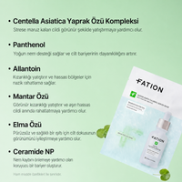 FATION Rapid Calming Serum Mask - Yatıştırıcı Serum Maske 25ml x 5 adet