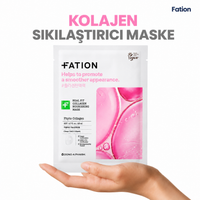 FATION Real Fit Collagen Nourishing Mask - Besleyici Kolajen Maske 23g x 5 adet