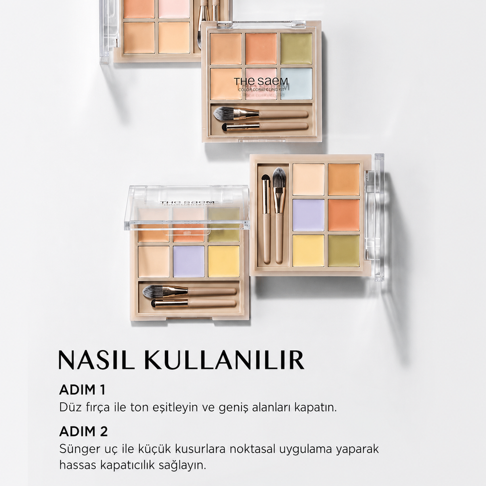 The Saem Cover Perfection Concealer Palette 02 Cover & Light