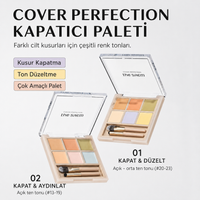 The Saem Cover Perfection Concealer Palette 02 Cover & Light