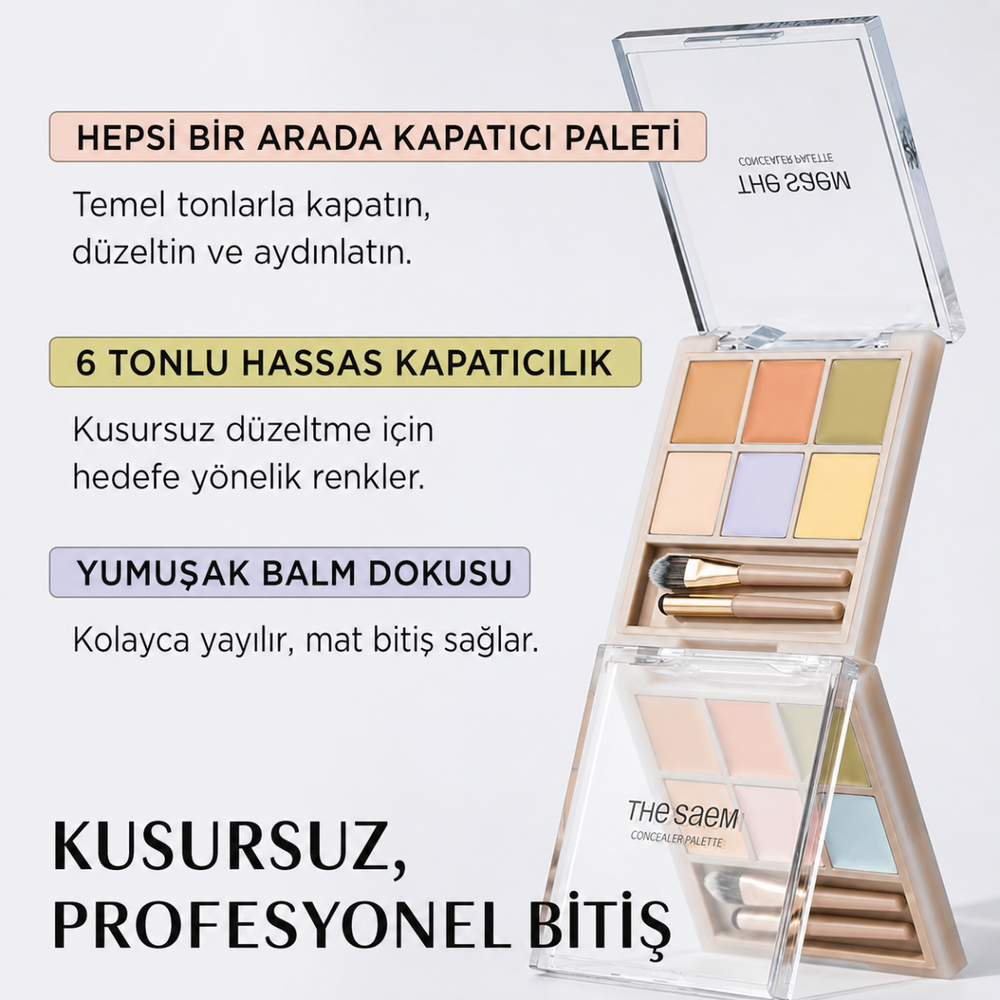 The Saem Cover Perfection Concealer Palette 01 Cover & Correct