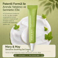 Mary&May Sensitive Soothing Gel Cream Mini - Yatıştırıcı Krem 12gr